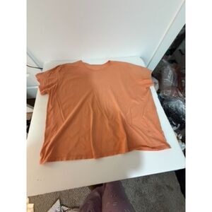 Just my Size peach tee 4X